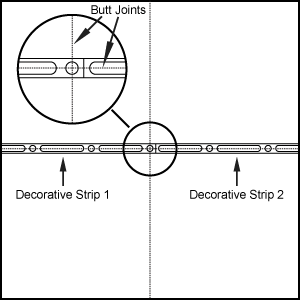 Decorative Strip Installation